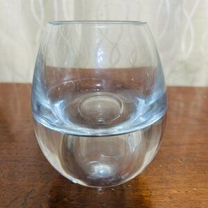 Krosno Poland Direction Votive Candle Holder with Suspended Bubble Design